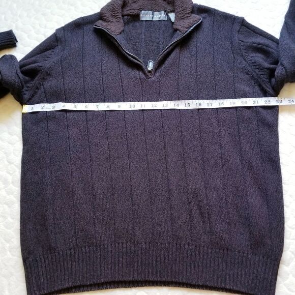 Oscar de la Renta sweater quarter zip jumper knit - Picture 5 of 9